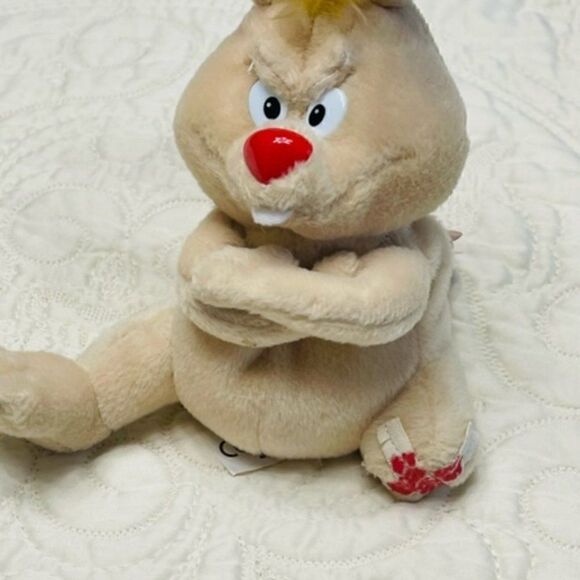 Meanies Lucky the Rabbit Series 2 Bean Bag plush bunny with tag Excellent - new - Picture 4 of 5